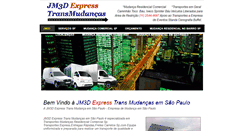 Desktop Screenshot of jm3dtransportes.com.br